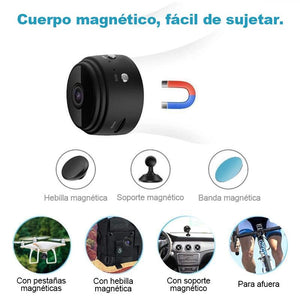 Mini Cámara WiFi Magnética 1080p