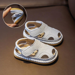 Sandalias de Piel de Vaca Transpirable para Niños (1-3 años)