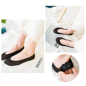 Calcetines Invisibles Acolchados con Masaje de Pies 3D para Mujeres