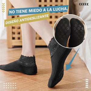 Calcetines térmicos de encaje de moda (3 pares)