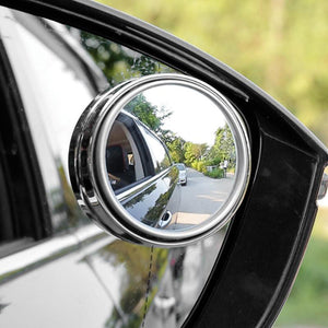 Espejos redondos pequeños con rotación de 360 ° para automóvil (2 piezas)
