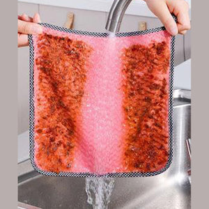 Paño de cocina a prueba de aceite (5 piezas, color aleatorio)