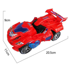 Carro LED Dinosaurio Transforma Automáticamente