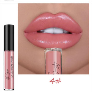 Brillo de Labio Impermeable de 12 Colores