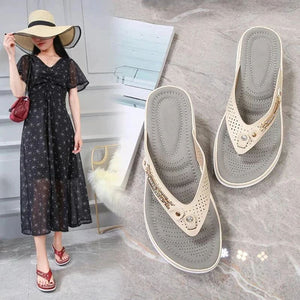 Chanclas de cojín suave con soporte para el arco