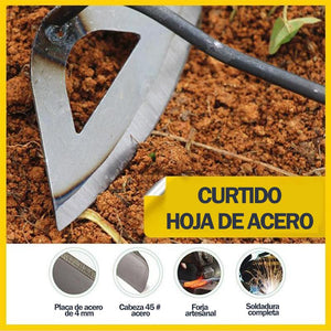 Azada Hueca Endurecida de Acero