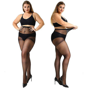 Pantimedias Transparentes de Talla Grande para Mujer