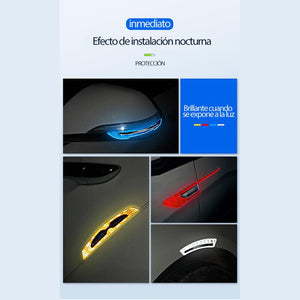 Accesorios de decoración de luces de advertencia anticolisión de vehículos