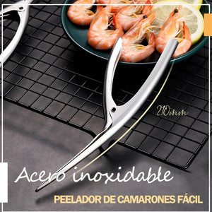 Pelador de camarones de acero inoxidable