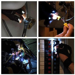 GUANTES DE LEDS CON LUCES IMPERMEABLES