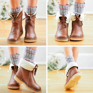 Botas con Punta Redonda