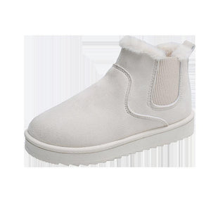 Botas de nieve planas elásticas