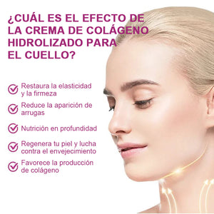 Crema Renovadora de Colágeno Hidrolizado para el Cuello (COMPRE UNO LLÉVESE OTRO GRATIS (2UD) )