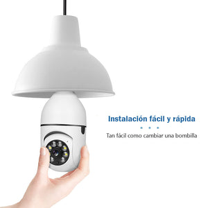 Bombilla de luz de cámara de seguridad WiFi