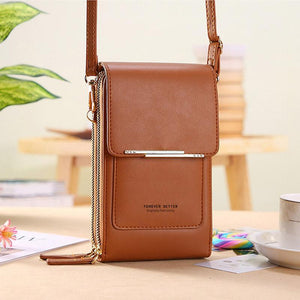 Bolso elegante del teléfono celular de la pantalla táctil