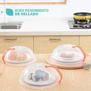 Tapa de plato de microondas