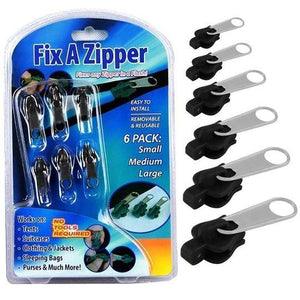 Tirador de Cremallera Fijo (6 Piezas)
