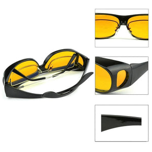Bequee Gelbe Anti-Glanz Nachtfahrbrille - hallohaus