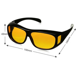 Bequee Gelbe Anti-Glanz Nachtfahrbrille - hallohaus
