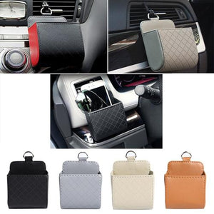 Bolsa de almacenamiento colgada para la salida de aire del coche