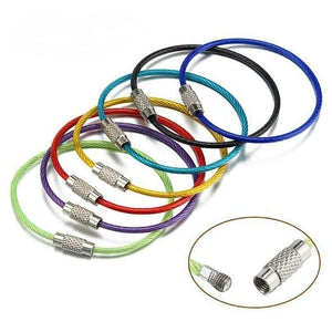 Cerradura de alambre de acero de color creativo