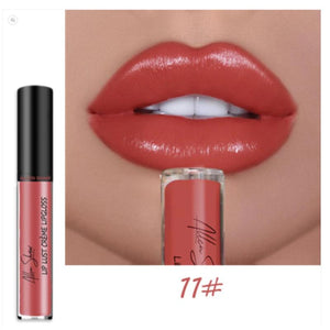 Brillo de Labio Impermeable de 12 Colores