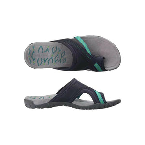 Sandalias de malla y piel transpirables