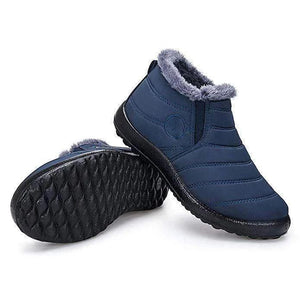 Planos Zapatos Cálido de Algodón