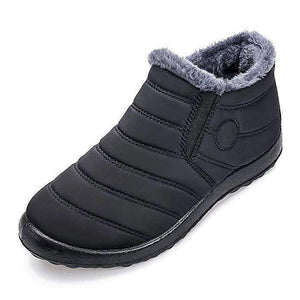 Planos Zapatos Cálido de Algodón