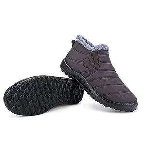Planos Zapatos Cálido de Algodón