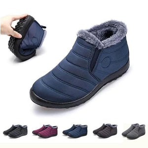 Planos Zapatos Cálido de Algodón